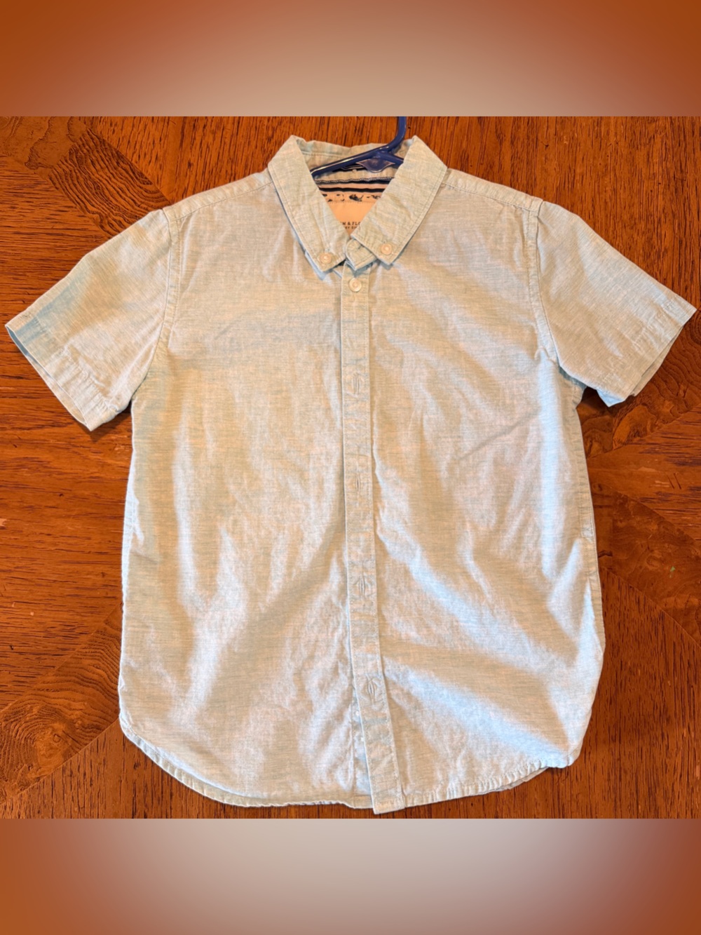 Denim & Flower Light Blue Button-Front Kids Sleep Sack